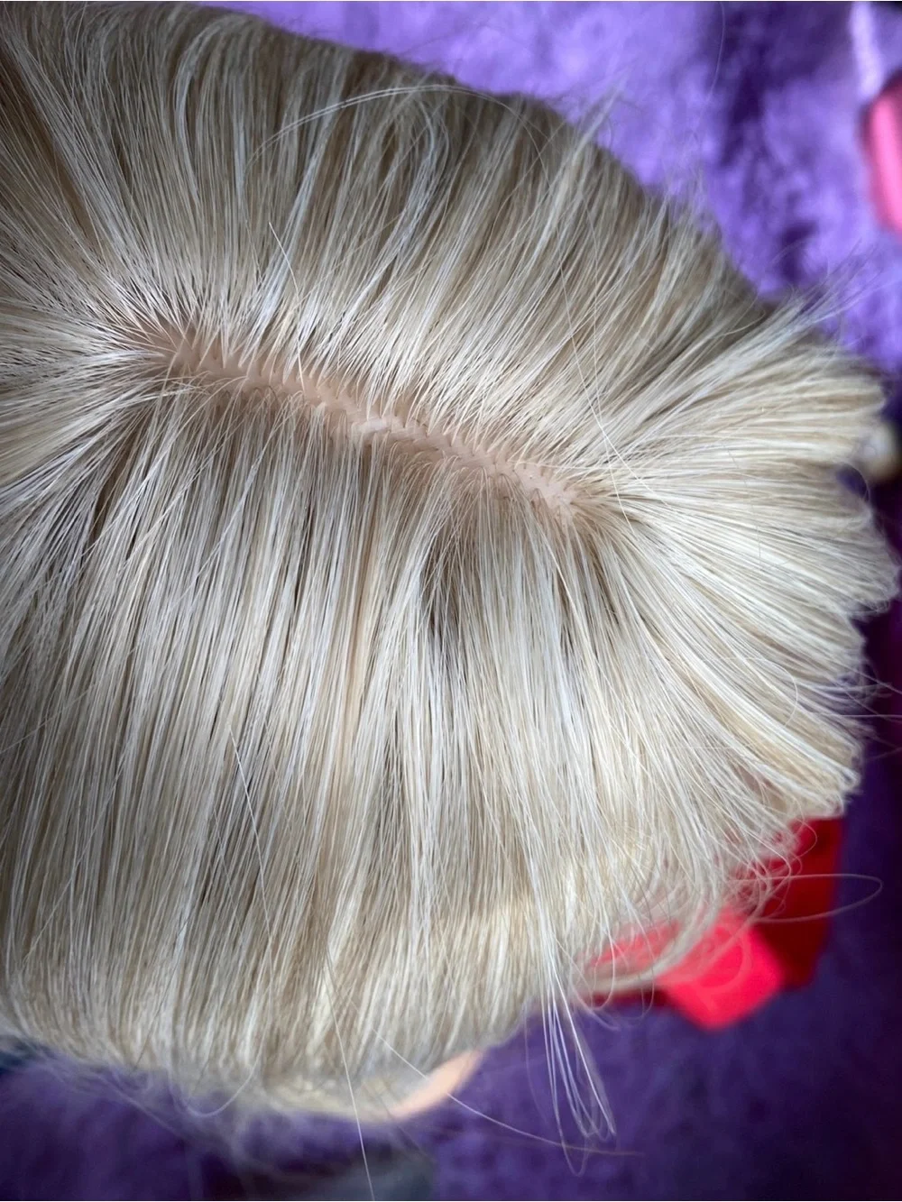 Multi tone light ash beige blonde wig